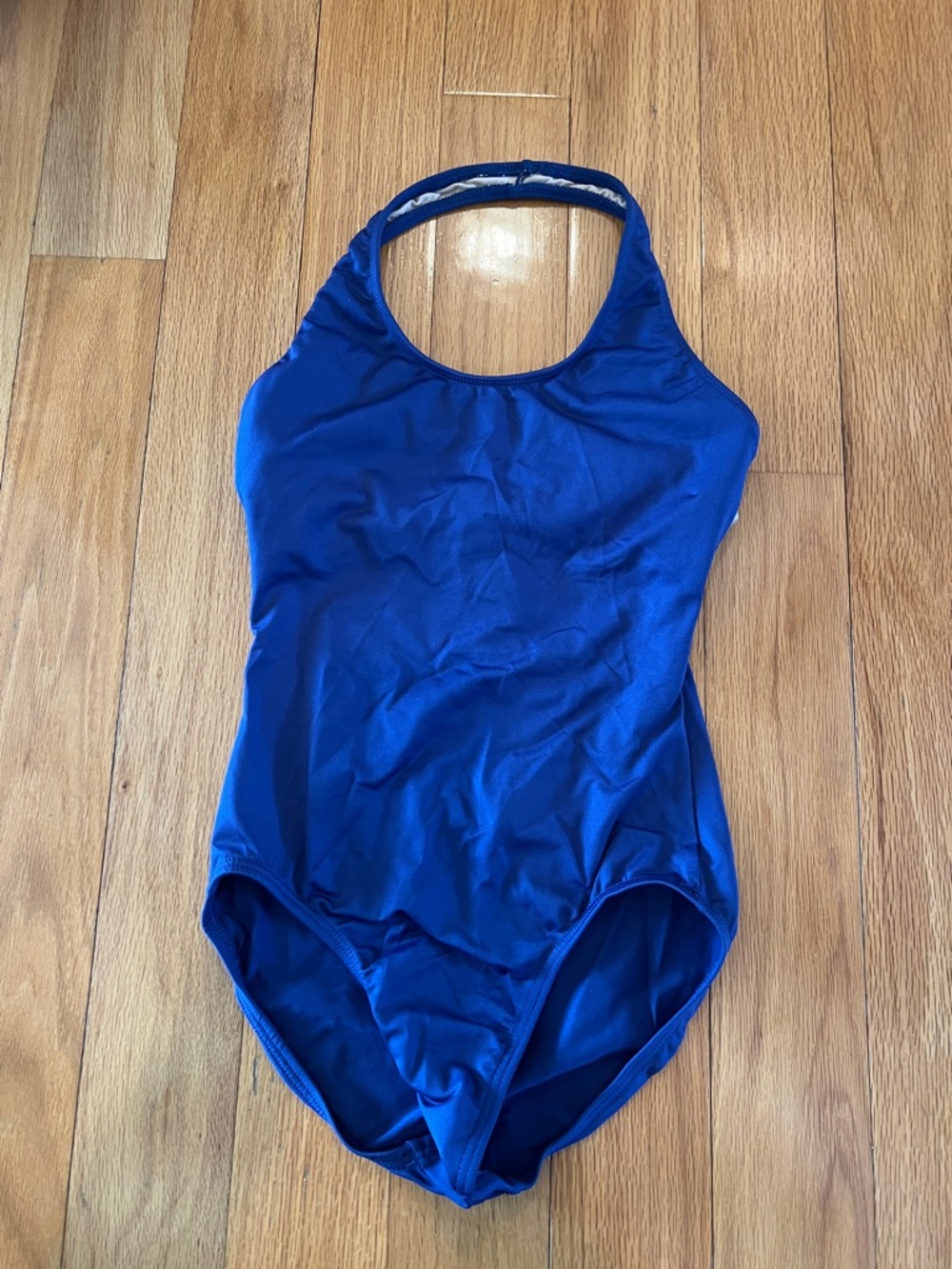 Motionwear petite adult halter leopard